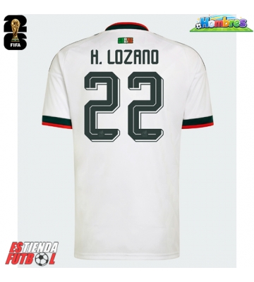 México Hirving Lozano #22 Segunda Equipación Mundial 2026 Manga Corta